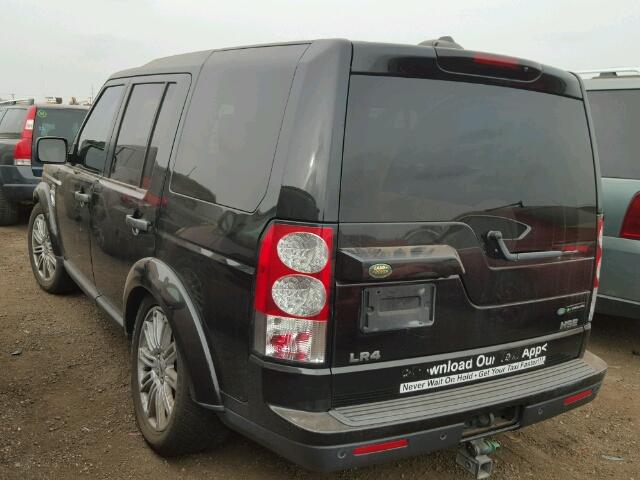 SALAK2D42BA550359 - 2011 LAND ROVER LR4 HSE LU BLACK photo 3