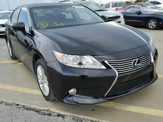 JTHBK1GG8E2095400 - 2014 LEXUS ES BLACK photo 1