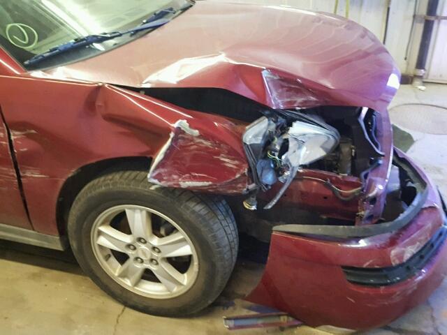 1G1ZT64824F176139 - 2004 CHEVROLET MALIBU MAX 栗色 照片 9