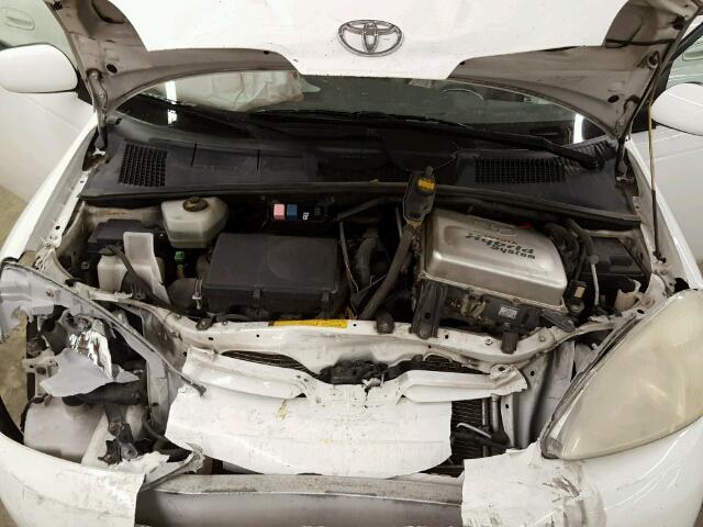 JT2BK12UX20047525 - 2002 TOYOTA PRIUS WHITE photo 7