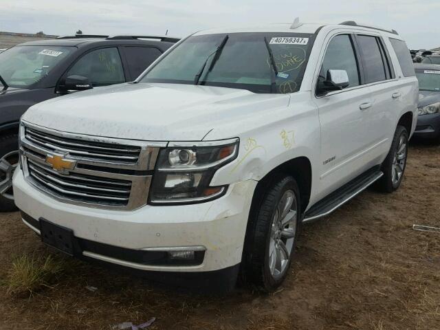 1GNSKCKCXGR411043 - 2016 CHEVROLET TAHOE K150 WHITE photo 2