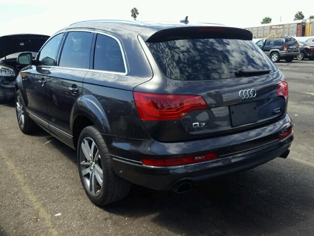 WA1LGAFE9FD006201 - 2015 AUDI Q7 PREMIUM CHARCOAL photo 3