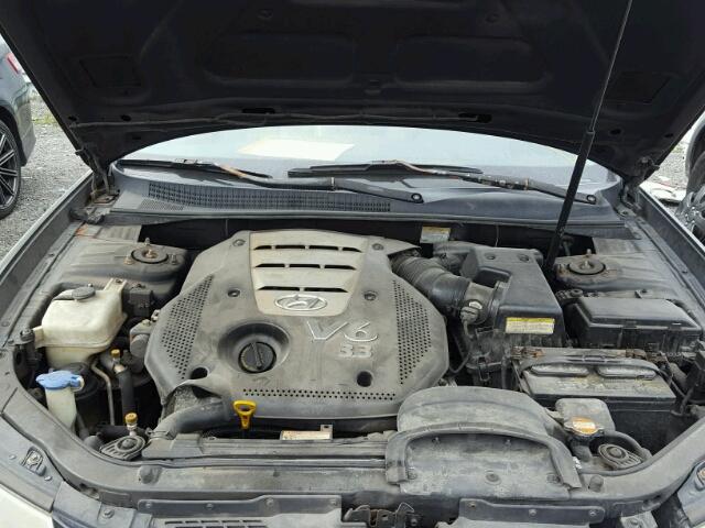 5NPET46F56H022569 - 2006 HYUNDAI SONATA GL BLACK photo 7