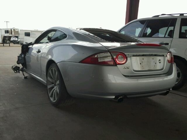 SAJWA43B075B11516 - 2007 JAGUAR XK SILVER photo 3