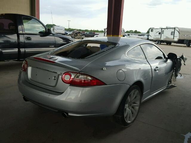 SAJWA43B075B11516 - 2007 JAGUAR XK SILVER photo 4