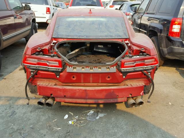 2G1FM1EP0F9800749 - 2015 CHEVROLET CAMARO ZL1 红色 照片 9