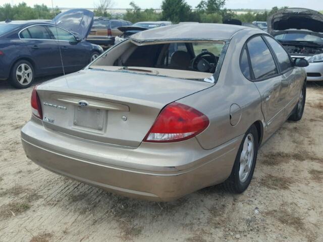 1FAFP55U44G154468 - 2004 FORD TAURUS SES TAN photo 4