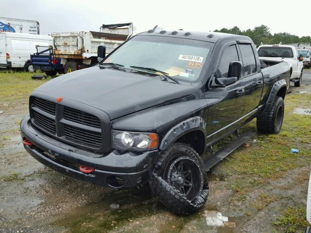 3D7KU28D93G723500 - 2003 DODGE RAM 2500 S BLACK photo 2