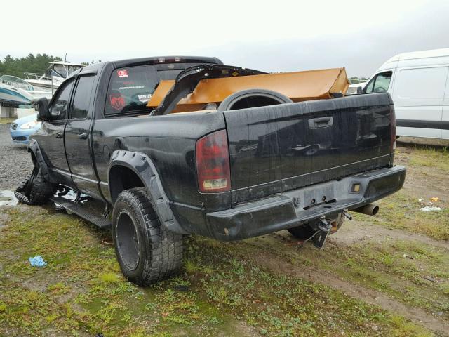 3D7KU28D93G723500 - 2003 DODGE RAM 2500 S BLACK photo 3