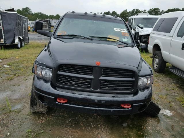 3D7KU28D93G723500 - 2003 DODGE RAM 2500 S BLACK photo 9