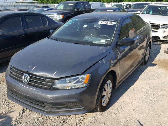 3VW2K7AJ1FM403880 - 2015 VOLKSWAGEN JETTA BASE 蓝色 照片 2