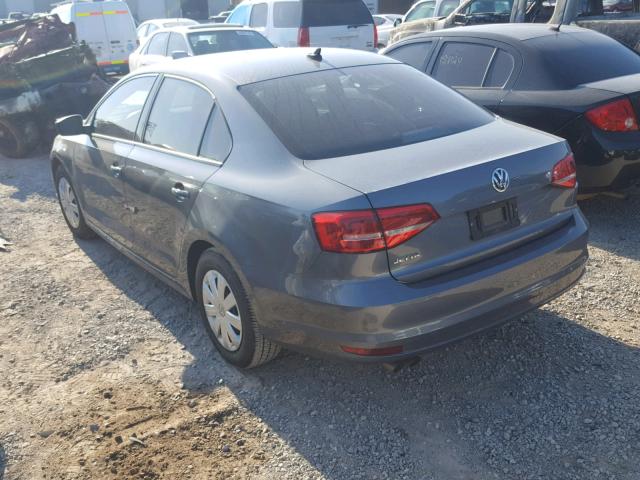 3VW2K7AJ1FM403880 - 2015 VOLKSWAGEN JETTA BASE 蓝色 照片 3