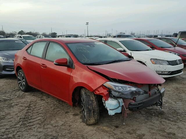 5YFBURHE6HP676276 - 2017 TOYOTA COROLLA L RED photo 1