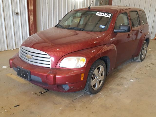 3GNCA13B49S585269 - 2009 CHEVROLET HHR LS MAROON photo 2