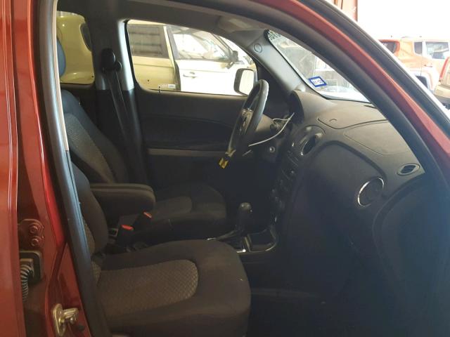 3GNCA13B49S585269 - 2009 CHEVROLET HHR LS MAROON photo 5