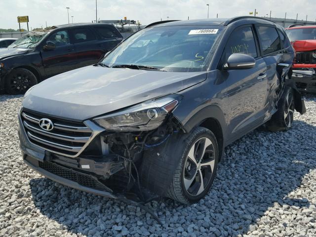 KM8J33A2XGU057432 - 2016 HYUNDAI TUCSON LIM GRAY photo 2