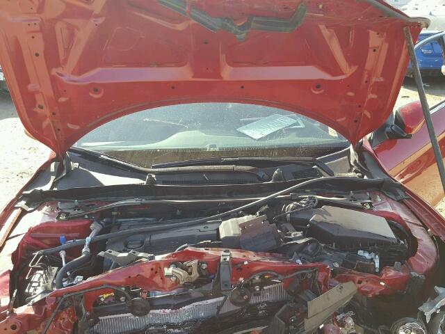 1HGCR2F50HA168200 - 2017 HONDA ACCORD SPO RED photo 7