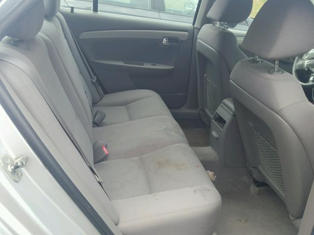 1G1ZC5EB4AF114547 - 2010 CHEVROLET MALIBU 1LT ვერცხლისფერი ფოტო 6