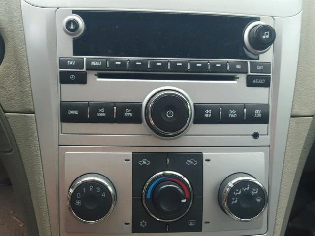 1G1ZC5EB4AF114547 - 2010 CHEVROLET MALIBU 1LT ვერცხლისფერი ფოტო 9