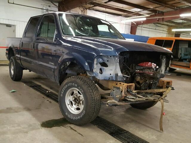 1FTNW21F83EA70713 - 2003 FORD F250 BLUE photo 1