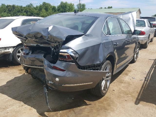 1VWDT7A39HC039185 - 2017 VOLKSWAGEN PASSAT R-L GRAY photo 4