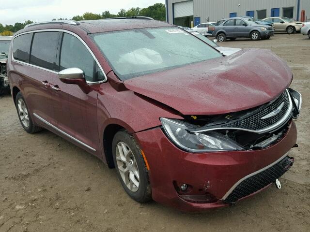 2C4RC1GG1HR571022 - 2017 CHRYSLER PACIFICA MAROON photo 1