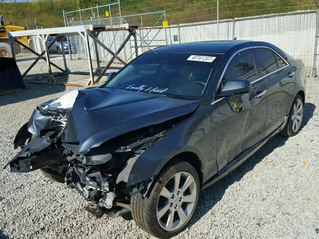 1G6AH5S32D0130744 - 2013 CADILLAC ATS LUXURY GRAY photo 2