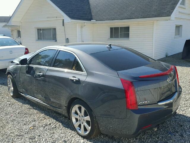 1G6AH5S32D0130744 - 2013 CADILLAC ATS LUXURY GRAY photo 3