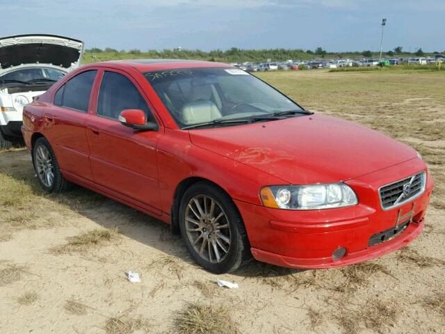 YV1RS592972617442 - 2007 VOLVO S60 2.5T RED photo 1