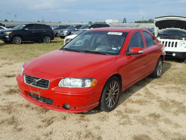 YV1RS592972617442 - 2007 VOLVO S60 2.5T RED photo 2