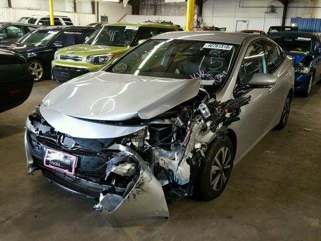 JTDKARFP1H3051130 - 2017 TOYOTA PRIUS PRIM 银色 照片 2