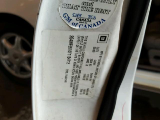 2G4WF5518Y1134712 - 2000 BUICK REGAL GS WHITE photo 10