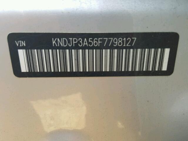 KNDJP3A56F7798127 - 2015 KIA SOUL CHARCOAL photo 10