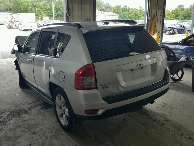 1J4NF1FB3BD191468 - 2011 JEEP COMPASS SP SILVER photo 3