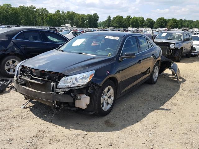 1G11C5SL1FF336612 - 2015 CHEVROLET MALIBU 1LT BLACK photo 2