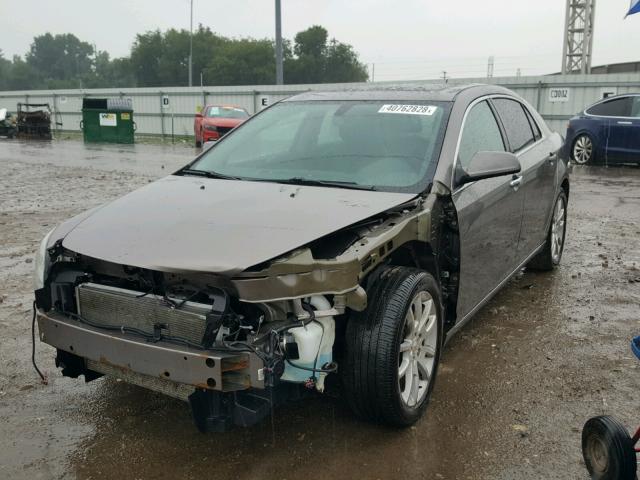 1G1ZE5E79BF114356 - 2011 CHEVROLET MALIBU LTZ 棕色 照片 2