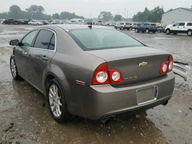 1G1ZE5E79BF114356 - 2011 CHEVROLET MALIBU LTZ 棕色 照片 3