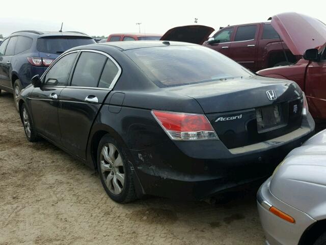 1HGCP36829A041861 - 2009 HONDA ACCORD BLACK photo 3