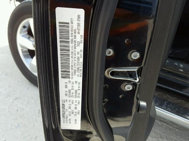 1C6RR6LT2ES416964 - 2014 RAM 1500 SLT BLACK photo 10