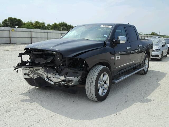 1C6RR6LT2ES416964 - 2014 RAM 1500 SLT BLACK photo 2