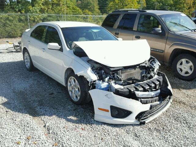 3FAHP0HA4AR338262 - 2010 FORD FUSION WHITE photo 1