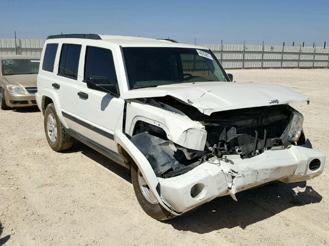 1J8HG48KX6C345922 - 2006 JEEP COMMANDER WHITE photo 1