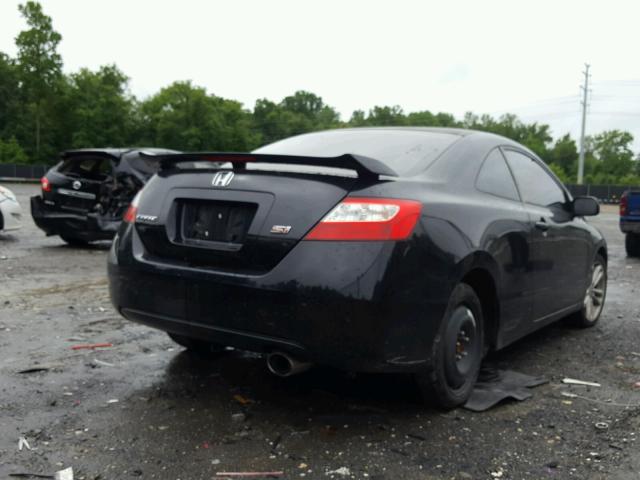 2HGFG21576H710773 - 2006 HONDA CIVIC SI BLACK photo 4