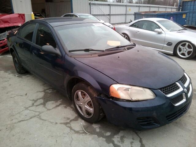 1B3EL46X25N558047 - 2005 DODGE STRATUS SX BLUE photo 1