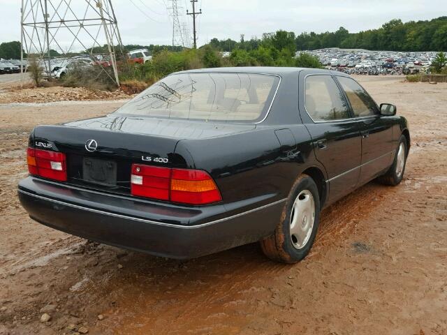 JT8BH28F8W0118939 - 1998 LEXUS LS 400 BLACK photo 4