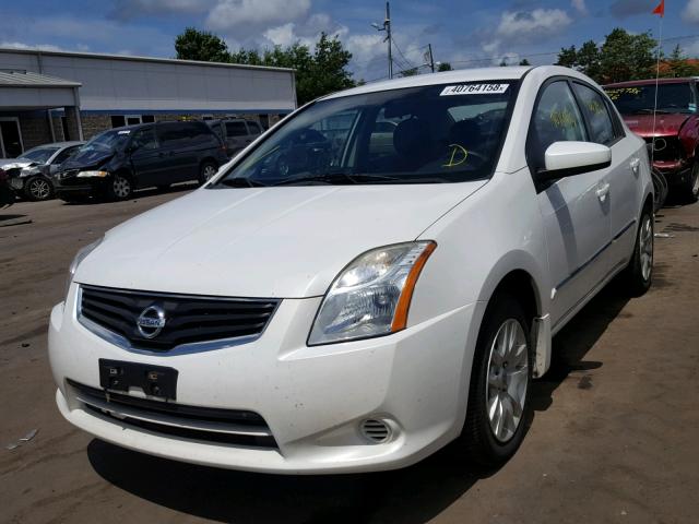 3N1AB6AP3AL663521 - 2010 NISSAN SENTRA 2.0 WHITE photo 2