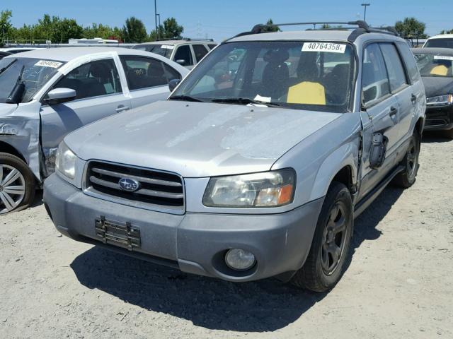 JF1SG63625H723791 - 2005 SUBARU FORESTER 2 SILVER photo 2