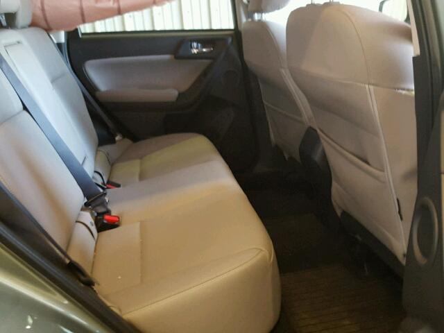 JF2SJAXC4GH545028 - 2016 SUBARU FORESTER 2 GREEN photo 6