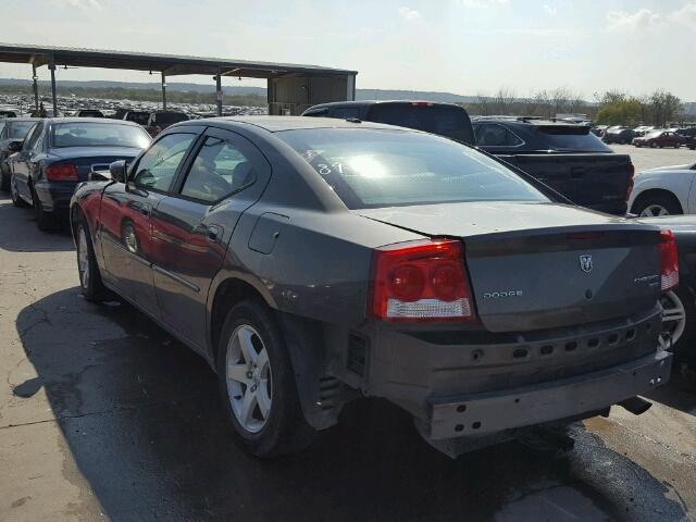 2B3CA3CV0AH183174 - 2010 DODGE CHARGER SX GRAY photo 3