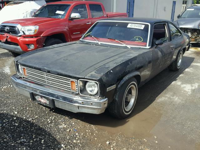 1X27U8T204215 - 1978 CHEVROLET NOVA BLACK photo 2